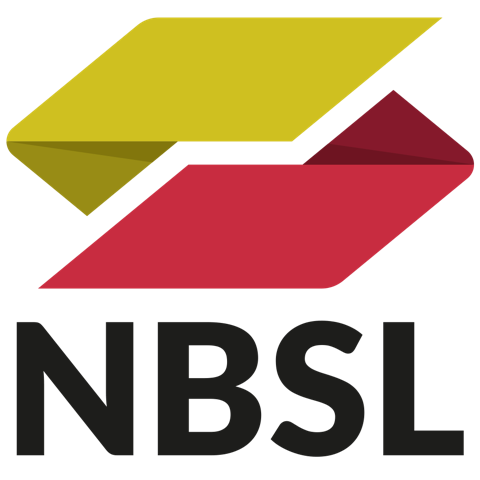 NBSL logo with black text